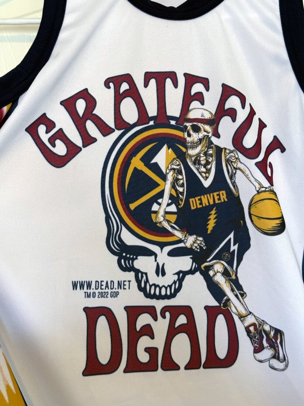 Denver Nuggets x Grateful Dead Basketball Jersey